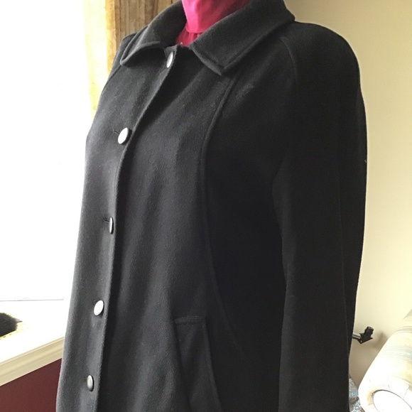 London Fog %100 wool long coat - Picture 4 of 16